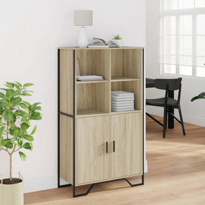 vidaXL Highboard Sonoma Oak 79.5x35.5x137.5 cm Engineered wood