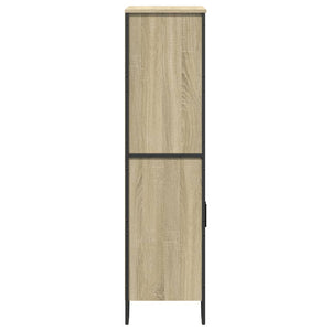 vidaXL Highboard Sonoma Oak 79.5x35.5x137.5 cm Engineered wood