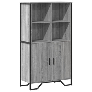 vidaXL Highboard Grey Sonoma 79.5x35.5x137.5 cm Engineered wood