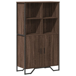 vidaXL Highboard Brown Oak 79.5x35.5x137.5 cm Engineered wood