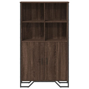 vidaXL Highboard Brown Oak 79.5x35.5x137.5 cm Engineered wood