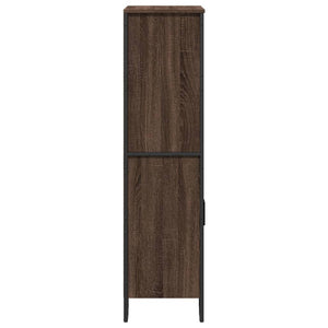 vidaXL Highboard Brown Oak 79.5x35.5x137.5 cm Engineered wood