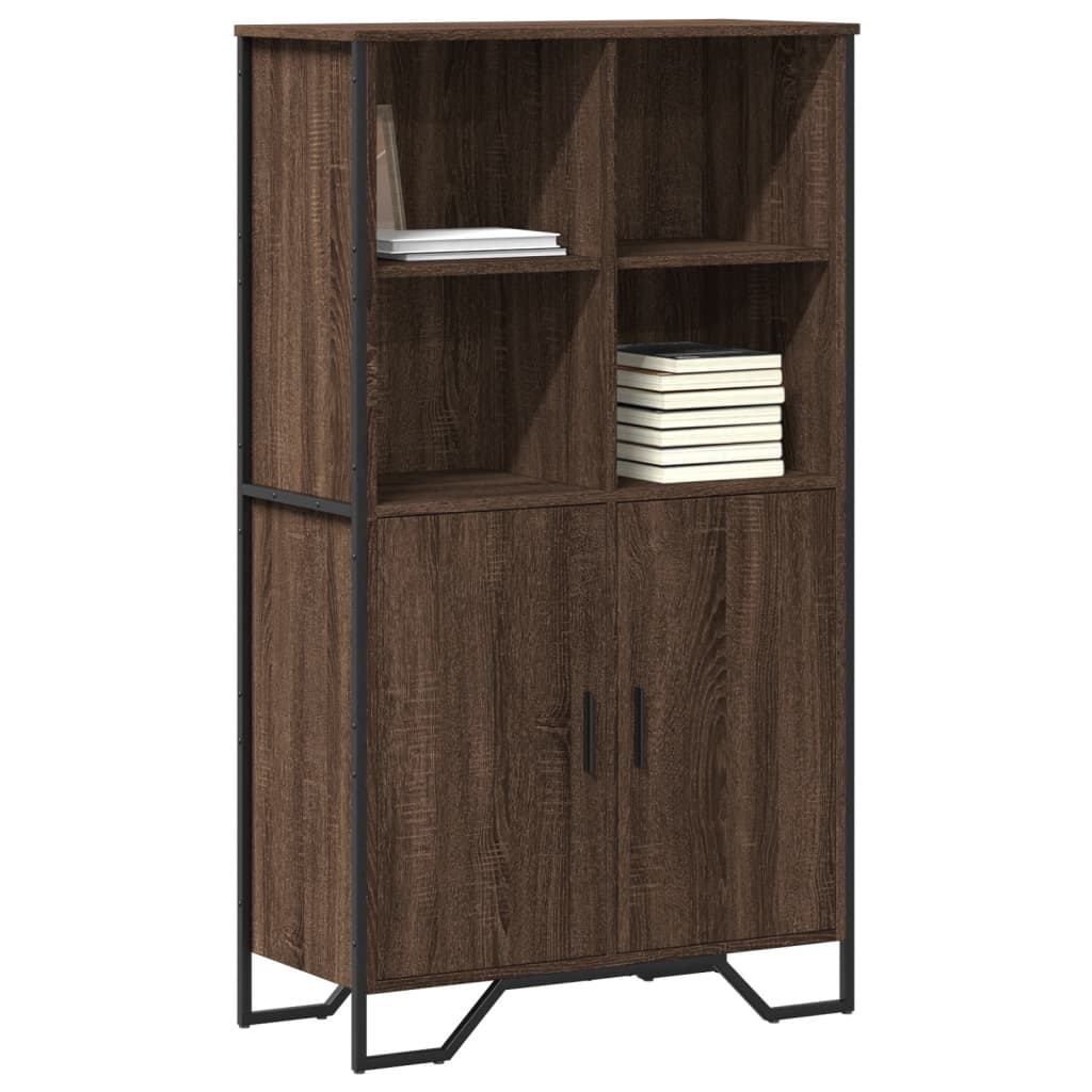 vidaXL Highboard Brown Oak 79.5x35.5x137.5 cm Engineered wood