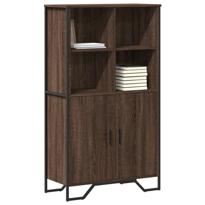 vidaXL Highboard Brown Oak 79.5x35.5x137.5 cm Engineered wood