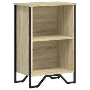 vidaXL Bookcase Sonoma Oak 50x31x74.5 cm Engineered Wood