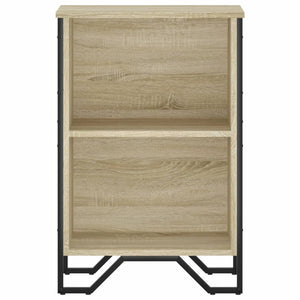 vidaXL Bookcase Sonoma Oak 50x31x74.5 cm Engineered Wood