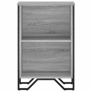 vidaXL Bookcase Grey Sonoma 50x31x74.5 cm Engineered Wood