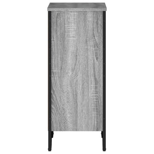 vidaXL Bookcase Grey Sonoma 50x31x74.5 cm Engineered Wood