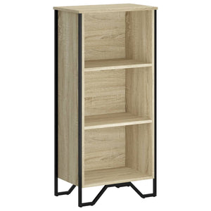 vidaXL Bookcase Sonoma Oak 50x31x106 cm Engineered Wood