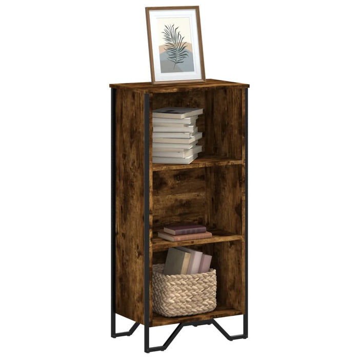 vidaXL Bookcase Smoked Oak 50x31x106 cm Engineered Wood