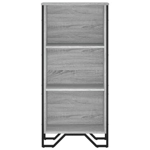 vidaXL Bookcase Grey Sonoma 50x31x106 cm Engineered Wood