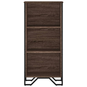 vidaXL Bookcase Brown Oak 50x31x106 cm Engineered Wood