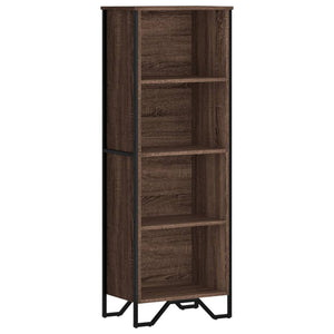 vidaXL Bookcase Brown Oak 50x31x137.5 cm Engineered Wood