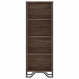 vidaXL Bookcase Brown Oak 50x31x137.5 cm Engineered Wood