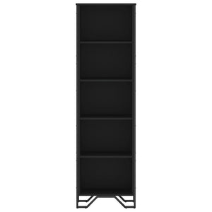 vidaXL Bookcase Black 50x31x169 cm Engineered Wood