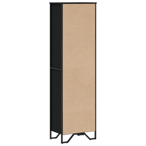 vidaXL Bookcase Black 50x31x169 cm Engineered Wood