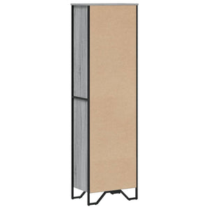 vidaXL Bookcase Grey Sonoma 50x31x169 cm Engineered Wood