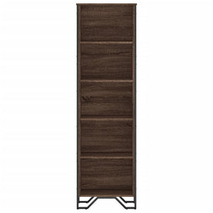 vidaXL Bookcase Brown Oak 50x31x169 cm Engineered Wood