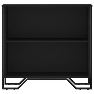 vidaXL Bookcase Black 80x31x74.5 cm Engineered Wood