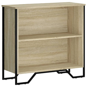 vidaXL Bookcase Sonoma Oak 80x31x74.5 cm Engineered Wood