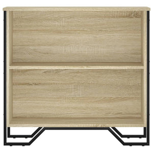 vidaXL Bookcase Sonoma Oak 80x31x74.5 cm Engineered Wood