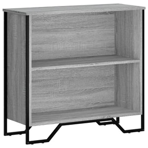 vidaXL Bookcase Grey Sonoma 80x31x74.5 cm Engineered Wood