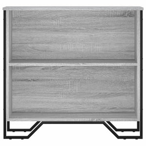 vidaXL Bookcase Grey Sonoma 80x31x74.5 cm Engineered Wood