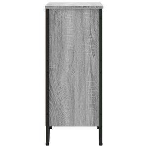 vidaXL Bookcase Grey Sonoma 80x31x74.5 cm Engineered Wood