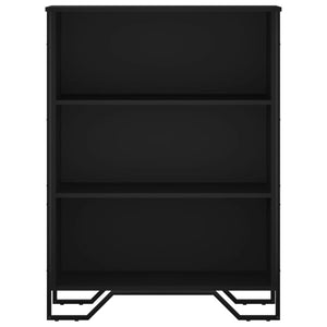 vidaXL Bookcase Black 80x31x106 cm Engineered Wood