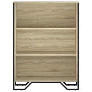 vidaXL Bookcase Sonoma Oak 80x31x106 cm Engineered Wood