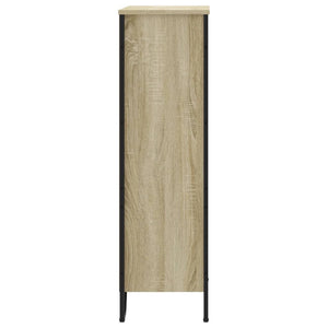 vidaXL Bookcase Sonoma Oak 80x31x106 cm Engineered Wood