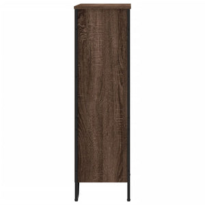 vidaXL Bookcase Brown Oak 80x31x106 cm Engineered Wood