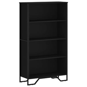 vidaXL Bookcase Black 80x31x137.5 cm Engineered Wood