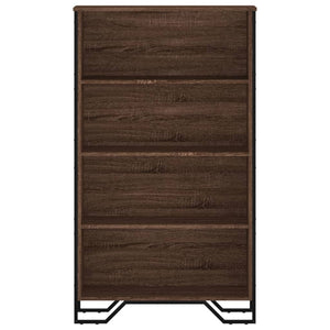 vidaXL Bookcase Brown Oak 80x31x137.5 cm Engineered Wood