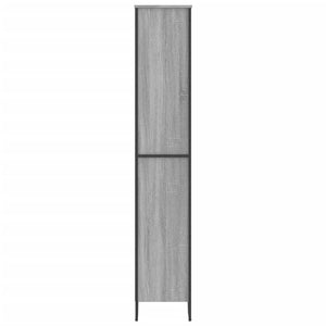 vidaXL Book Cabinet Grey Sonoma 80x31x169 cm Engineered wood