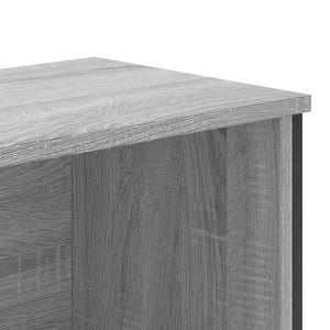 vidaXL Book Cabinet Grey Sonoma 80x31x169 cm Engineered wood