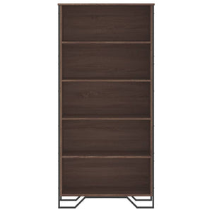 vidaXL Book Cabinet Brown Oak 80x31x169 cm Engineered wood