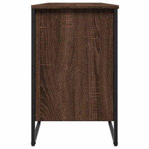 vidaXL Shoe Cabinet Brown Oak 90x38x61.5 cm Engineered Wood