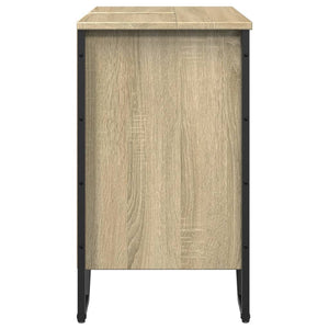 vidaXL Bathroom Sink Cabinet Sonoma Oak 60x35x60 cm Engineered Wood