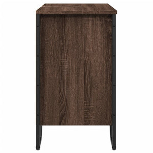 vidaXL Bathroom Sink Cabinet Brown Oak 60x35x60 cm Engineered Wood