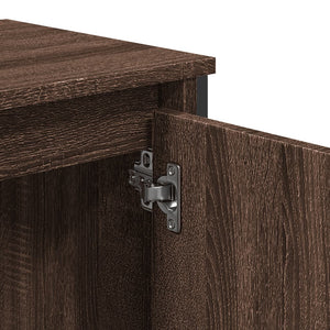 vidaXL Bathroom Sink Cabinet Brown Oak 60x35x60 cm Engineered Wood