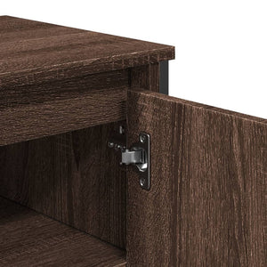 vidaXL Bathroom Sink Cabinet Brown Oak 91x35x60 cm Engineered Wood