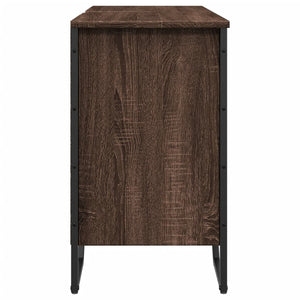 vidaXL Bathroom Sink Cabinet Brown Oak 91x35x60 cm Engineered Wood