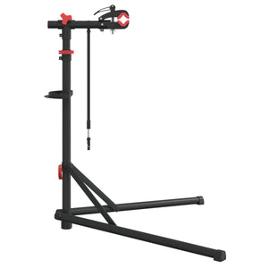 vidaXL Bike Repair Stand Foldable Adjustable 92-152 cm Red Steel