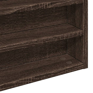 vidaXL Vitrine Cabinet Brown Oak 60x8.5x58 cm Engineered Wood