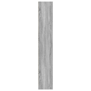 vidaXL Bookcase Grey Sonoma 57x28.5x174 cm Engineered Wood