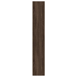 vidaXL Bookcase Brown Oak 57x28.5x174 cm Engineered Wood