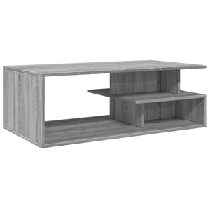 vidaXL Coffee Table Grey Sonoma 102x55x35 cm Engineered Wood