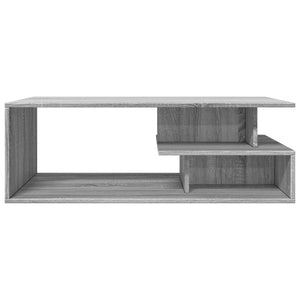 vidaXL Coffee Table Grey Sonoma 102x55x35 cm Engineered Wood