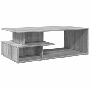 vidaXL Coffee Table Grey Sonoma 102x55x35 cm Engineered Wood